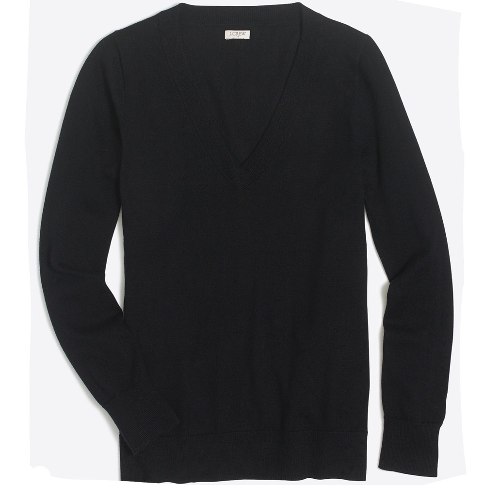 NWT J Crew Black Sweater
